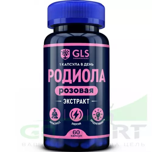  GLS pharmaceuticals Родиола Розовая (экстракт) 60 капсул