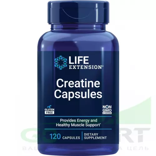  Life Extension Creatine Capsules 120 капсул