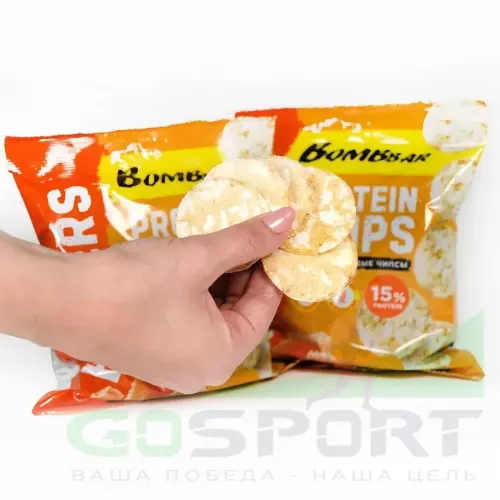  Bombbar Protein Chips 15 x 50 г, Нежный сыр