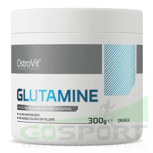L-Глютамин OstroVit Glutamine 100% supreme pure 300 г, Апельсин