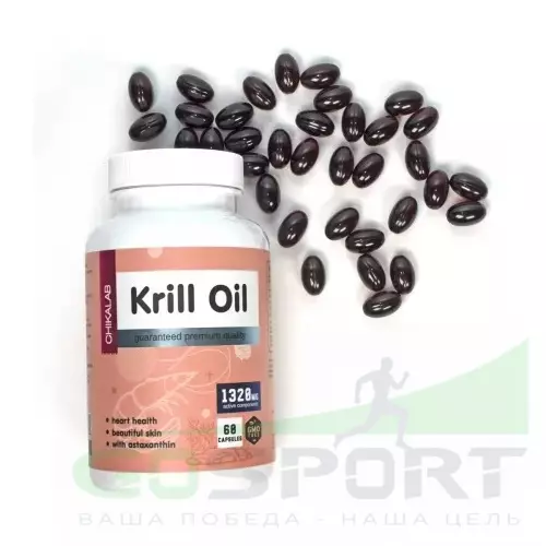  Chikalab Krill Oil 60 капсул, Нейтральный