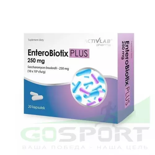 Пробиотик ActivLab EnteroBiotix PLUS 250 20 капсул
