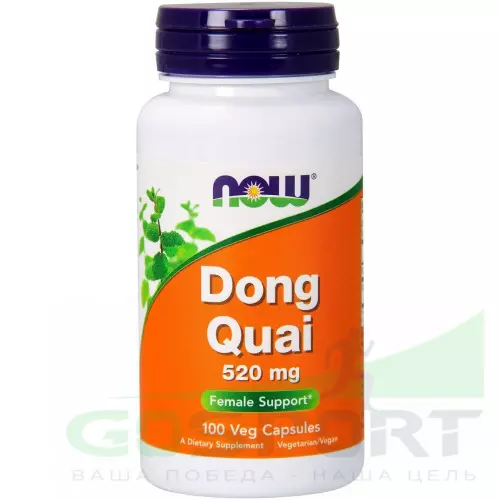  NOW FOODS Dong Quai 520 mg 100 веган капсул