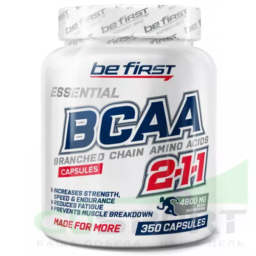 БСАА Be First BCAA Capsules 2:1:1 350 капсул