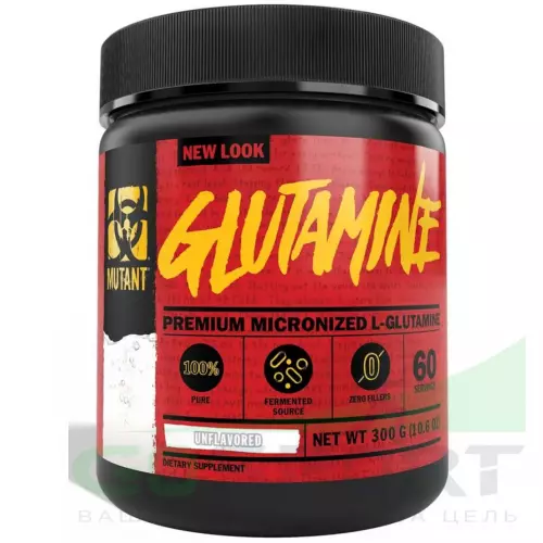 L-Глютамин Mutant GLUTAMINE 300 г, нейтральный