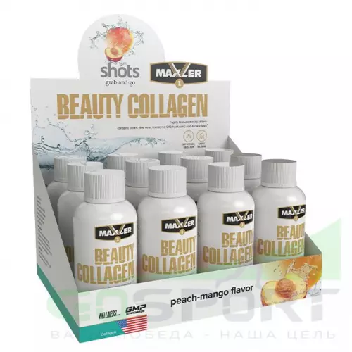  MAXLER Beauty Collagen 12 х 60 мл, Персик - Манго