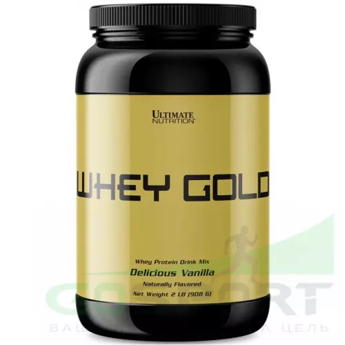 Ultimate Nutrition Whey Gold 908 г, Ваниль