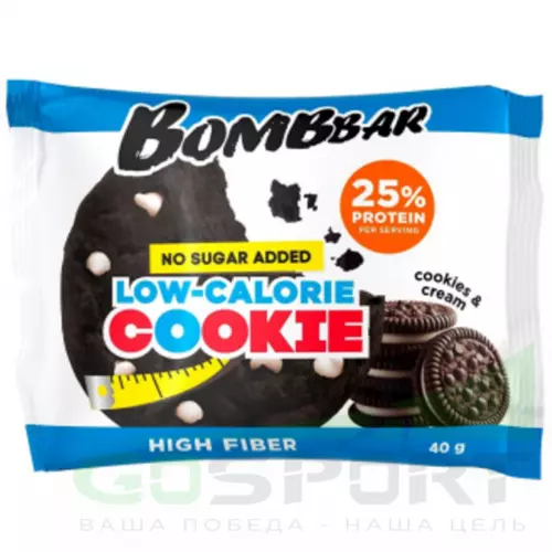 Протеиновый батончик Bombbar Protein cookie 40 40 г, Печенье - крем