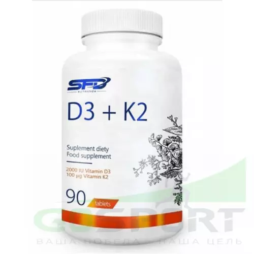  SFD D3+K2 90 таблеток