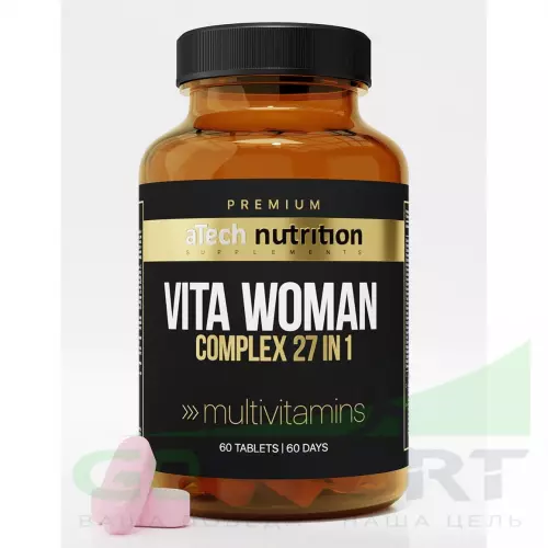  aTech Nutrition Vita Woman Premium 60 таблеток, Нейтральный