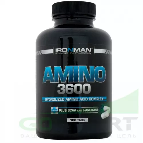 Аминокислоты Ironman Amino 3600 100 таблеток