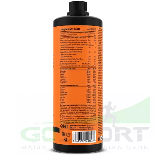  QNT Amino Acid Liquid 1000 мл, Красные фрукты