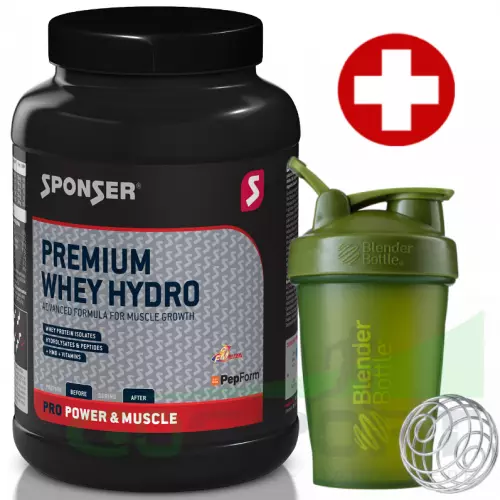  SPONSER PREMIUM WHEY HYDRO + BlenderBottle 850 г, Mix