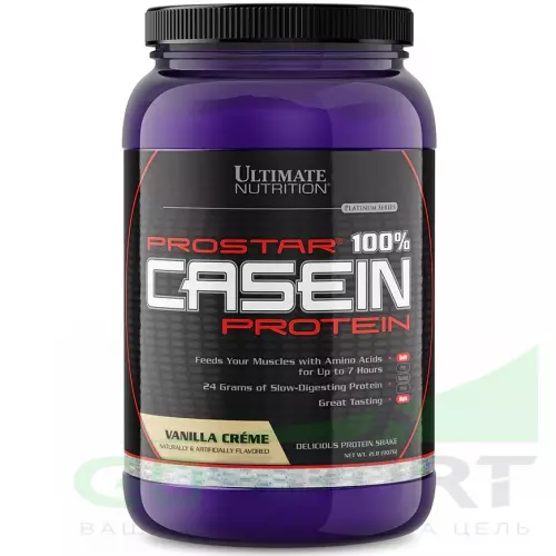 Казеиновый протеин Ultimate Nutrition PROSTAR 100% CASEIN 907, Ванильный крем
