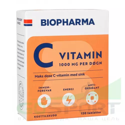  BIOPHARMA VITAMIN C 120 табл