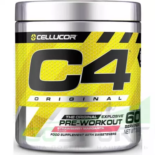 Предтреник Cellucor C4 Pre-Workout 390 г, Земляничная Маргарита