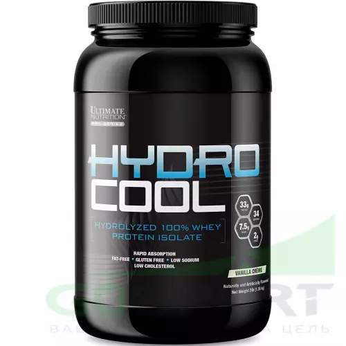 Ultimate Nutrition Hydro Cool Protein Isolate 1360 г, Ванильный крем