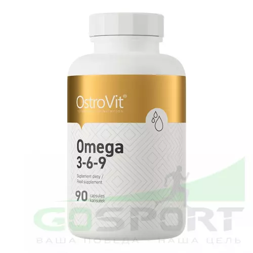 Омега-3 OstroVit OMEGA 3-6-9 90 гелевых капсул