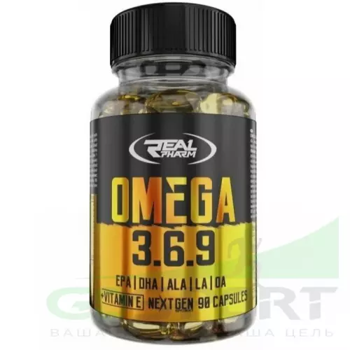 Омена-3 Real Pharm Omega 3-6-9 90 капсул