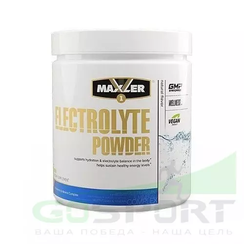 Изотоник MAXLER Electrolyte Powder 204 г, Натуральный