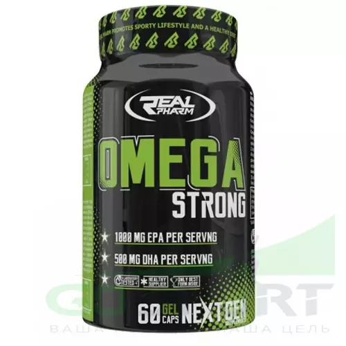 Омена-3 Real Pharm Omega Strong 60 капсул