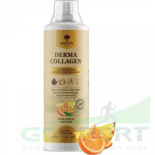  BIOVIN Collagen Derma 500 мл, Ананас-апельсин