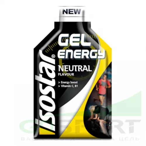Энергетический гель питьевой ISOSTAR Energy Gel no caffeine 1 саше, Нейтральный