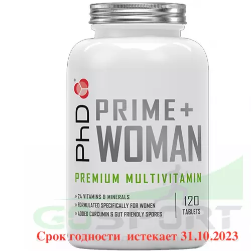 Витаминный комплекс PhD Nutrition PHD VMS MULTIVITAMIN PRIME WOMAN 120 таблеток