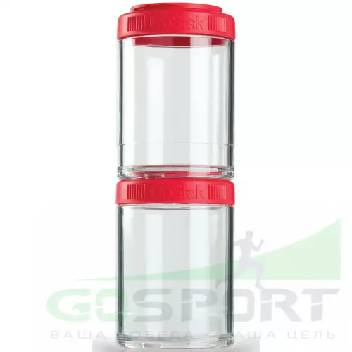 Контейнер BlenderBottle GoStak Tritan™ 2 контейнера x 150мл, Красный