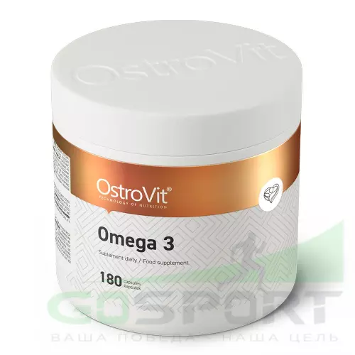 Омена-3 OstroVit OMEGA 3 180 гелевых капсул