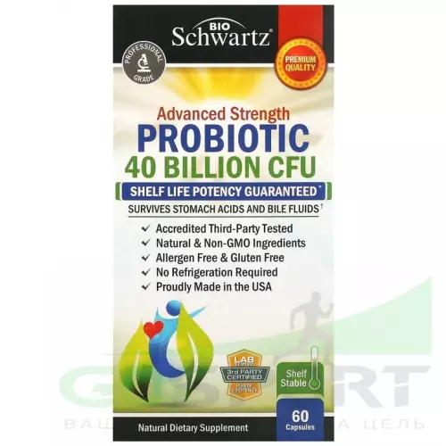 Пробиотик BioSchwartz Probiotic Advanced Strength 60 капсул