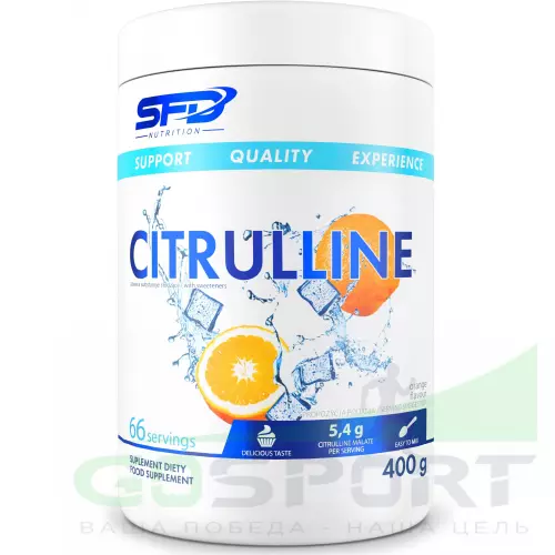  SFD Citrulline Powder 400 г, Апельсин