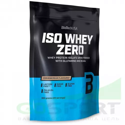  BiotechUSA Iso Whey Zero 500 г, Печенье с Кремом