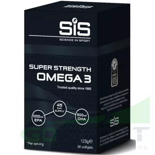 Omega 3 SCIENCE IN SPORT (SiS) Omega 3 90 капсул, Нейтральный