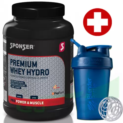 Изолят протеина SPONSER PREMIUM WHEY HYDRO + BlenderBottle 850 г, Mix
