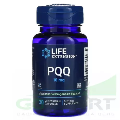  Life Extension PQQ Caps 10 mg 30 вегетарианских капсул