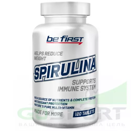  Be First Spirulina (спирулина) 120 таблеток