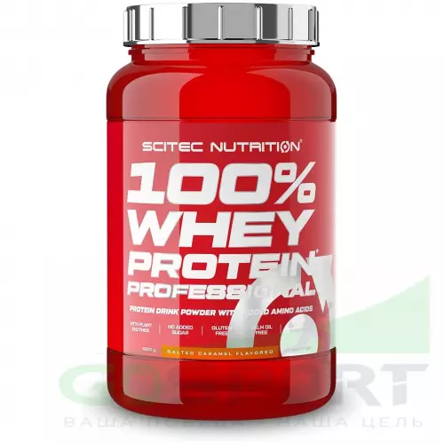  Scitec Nutrition 100% Whey Protein Professional 920 г, Соленая карамель