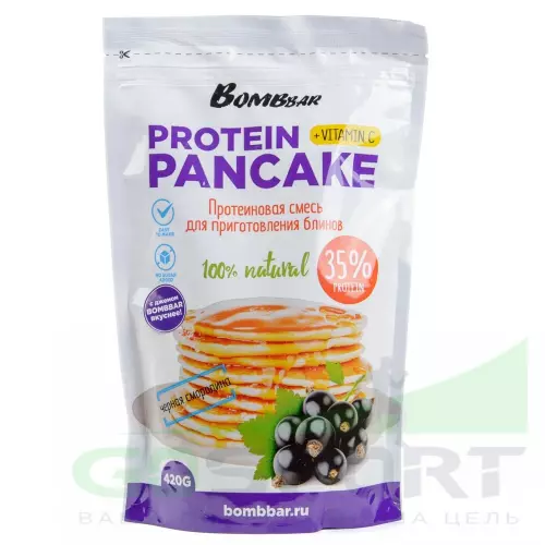 Заменитель питания Bombbar Protein Pancake 420 г, Черная смородина
