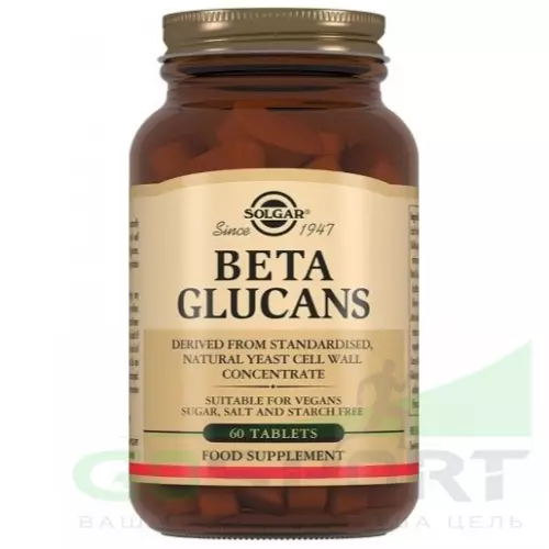  Solgar Beta Glucans 60 таблеток