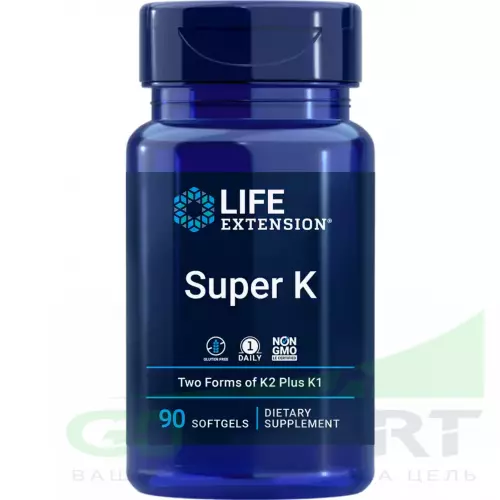  Life Extension Super K 90 гелевых капсул