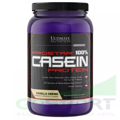 Казеиновый протеин Ultimate Nutrition PROSTAR 100% CASEIN 907, Ванильный крем