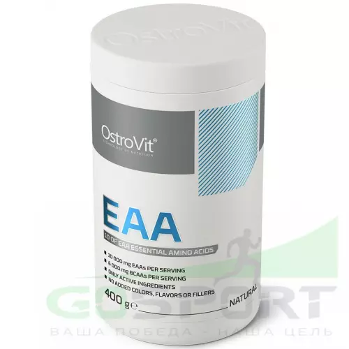 Незаменимые аминокислоты OstroVit EAA PURE 400 г, Натуральный