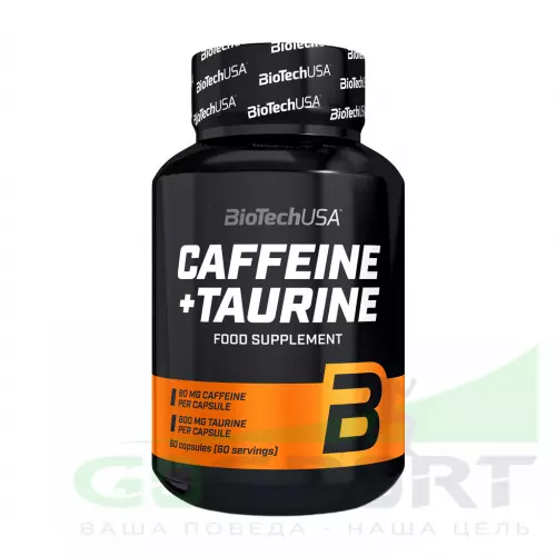 BiotechUSA Caffeine + Taurine 60 капсул