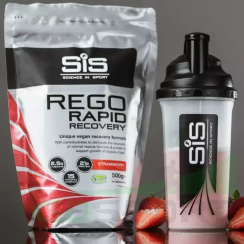 Восстановление SCIENCE IN SPORT (SiS) REGO Rapid Recovery 500 г, Клубника