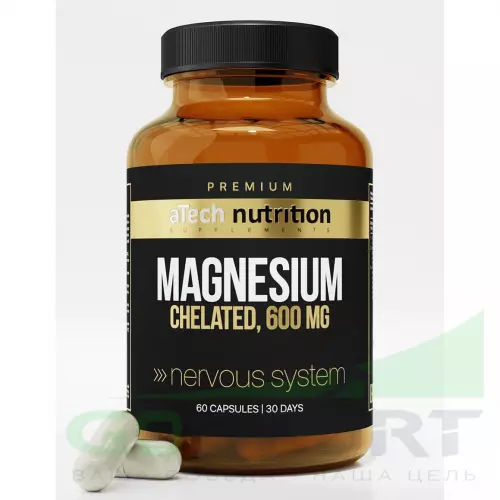  aTech Nutrition Magnesium Premium 60 капсул, Нейтральный