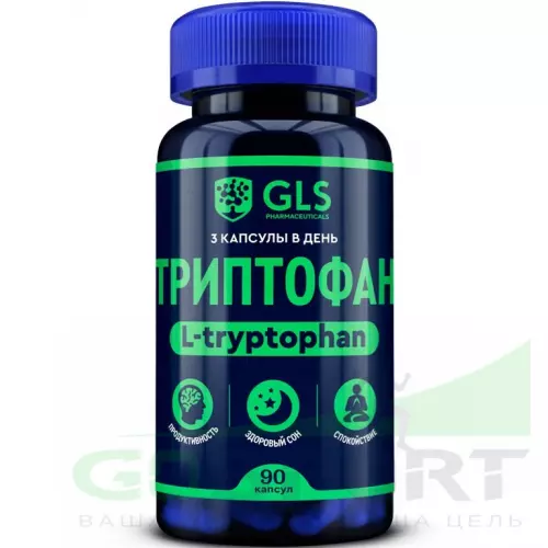  GLS pharmaceuticals Триптофан 501 мг (L-Tryptophan) 90 капсул