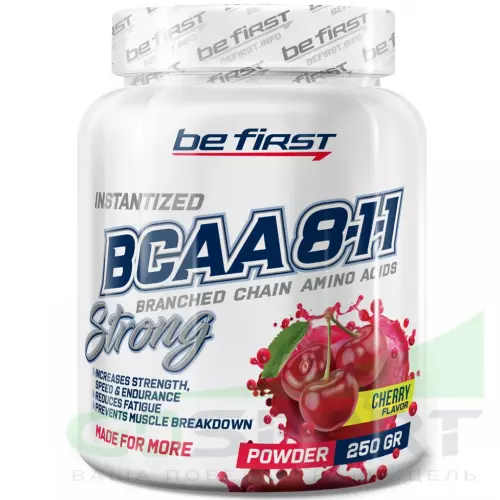  Be First BCAA 8:1:1 Instantized powder 250 г, Вишня