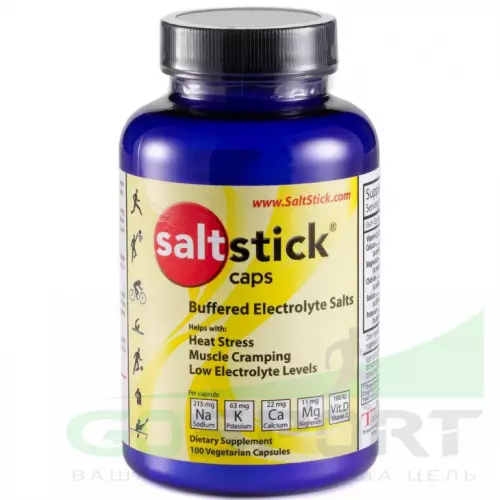 Солевые таблетки SALTSTICK SALTSTICK CAPS 100 капсул, Нейтральный