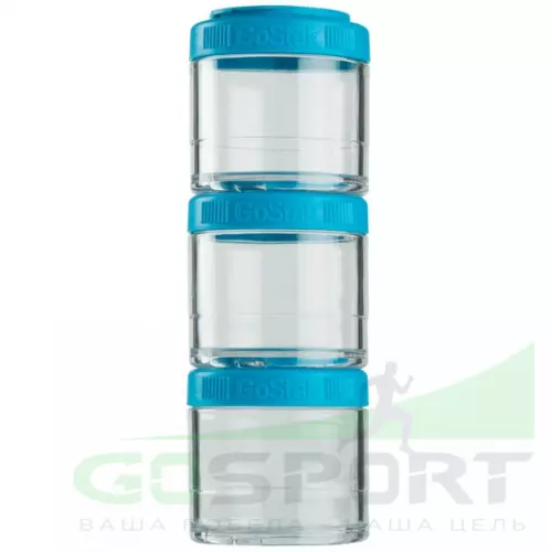Контейнер BlenderBottle GoStak Tritan™ 3 контейнера x 100 мл, Морской голубой